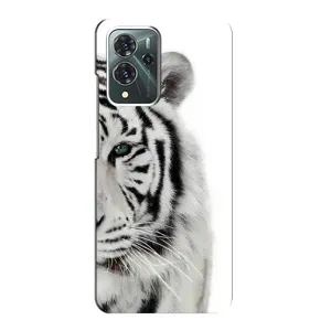 Чохли з картинкою животних ZTE Blade V40 Pro (Білий Тигр)