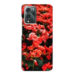 Чохли з квітами для ZTE Blade V40 Pro (VPrint) (Квіти червоні)