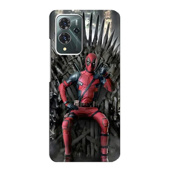Чехол с принтом «Дэдпул на троне» для ZTE Blade V40 Pro Чехол с принтом «Дэдпул на троне» для ZTE Blade V40 Pro