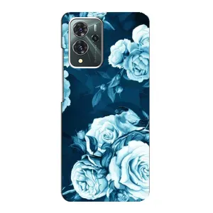 Чехлы (ART) Цветы на ZTE Blade V40 Pro (VPrint) (Блактині бутони)