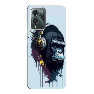 Чохол з принтом «Горила в навушниках» для ZTE Blade V40 Pro