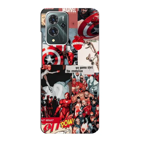 Чехол с принтом «Марвел Комикс» для ZTE Blade V40 Pro