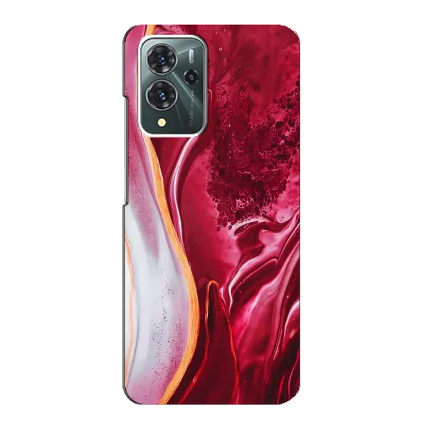 Чохол з принтом «Мрамор червоний» для ZTE Blade V40 Pro