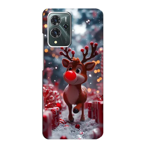 Чехол с принтом «Олень среди подарков» для ZTE Blade V40 Pro