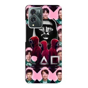 Чохол Гра в кальмара для ZTE Blade V40 Pro (Учасники Гра кальмара)