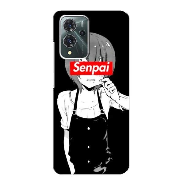 Чехол с принтом «Senpai» для ZTE Blade V40 Pro