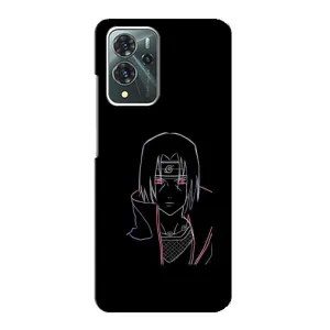 Чехол с принтом «силуэт Итачи» для ZTE Blade V40 Pro