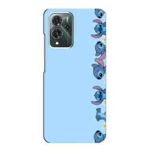 Чохол з принтом Стіч на ZTE Blade V40 Pro (Стіч фон)