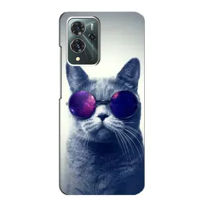 Чохол з принтом «Стильний кіт» для ZTE Blade V40 Pro