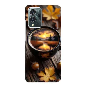 Чехол с принтом «Темный кофе» для ZTE Blade V40 Pro