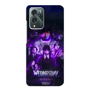Чохол з дизайном Венздей 2 на ZTE Blade V40 Pro (Фіолетова магія Венздей)