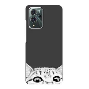 Чехол с принтом «Выглядывает кот» для ZTE Blade V40 Pro