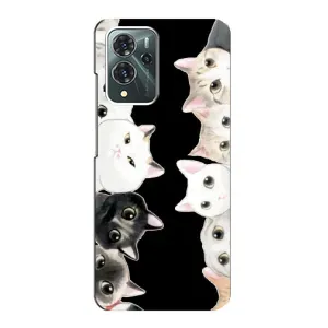 Чехол с принтом «Взгляд котов» для ZTE Blade V40 Pro
