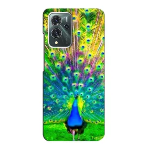 Чехол с принтом «Яркий Павлин» для ZTE Blade V40 Pro