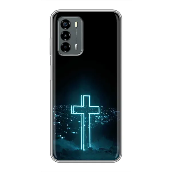 Чехол с принтом «Крест и город» для Blade V40 Vita Чехол с принтом «Крест и город» для Blade V40 Vita
