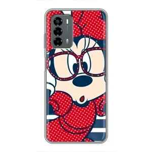 Эксклюзивный чехол для Blade V40 Vita (AlphaPrint - Мультяшные) (Маус в очках)