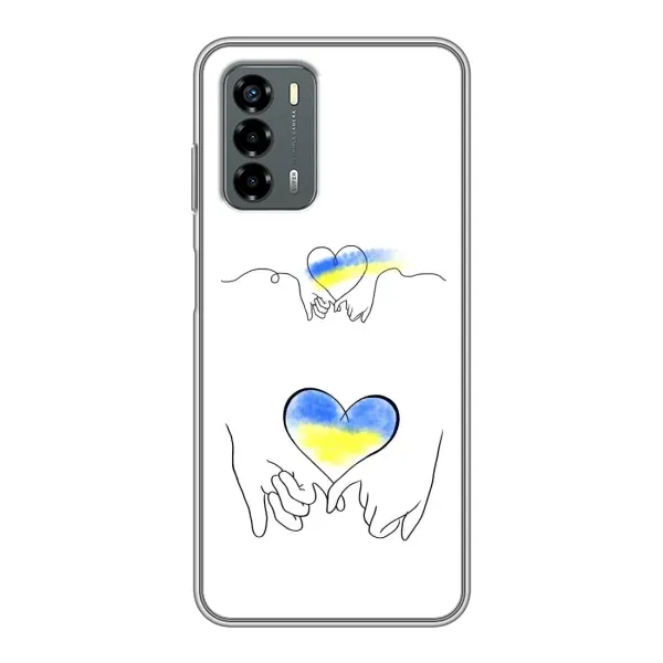 Чехол с принтом «Мир Украине» для Blade V40 Vita Чехол с принтом «Мир Украине» для Blade V40 Vita