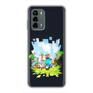 Чохол Майнкрафт на Blade V40 Vita (AlphaPrint) Minecraft (персонажі Minecraft)