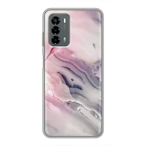 Мраморный чехол на Blade V40 Vita (VPrint) (Пурпурный Мрамор)