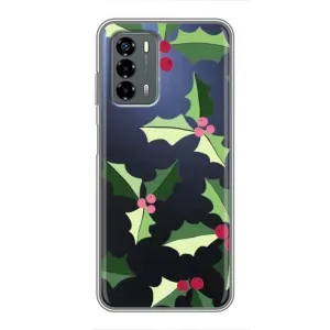 Зимні Чохли для  ZTE V40 Віта - прозорий фон (Різдвяний фон)