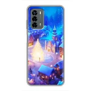 Різдвяні Чохли для Blade V40 Vita (VPrint) (Різдвяне місто)