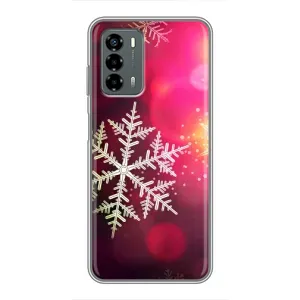 Новорічні Чохли для  ZTE V40 Віта (VPrint) (Сніжинка)