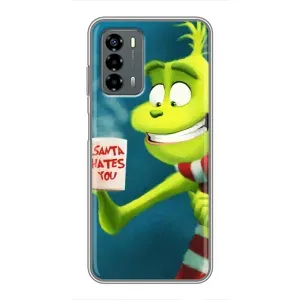 Різдвяні Чохли для Blade V40 Vita (VPrint) (Зелений Грінч)