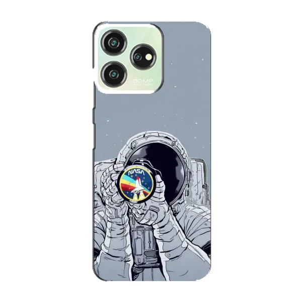 Чохол з принтом «Космонавт фото» для ZTE Blade V50 Design