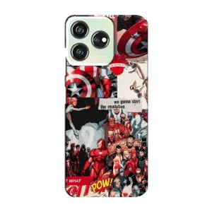 Чохол з принтом «Марвел Комикс» для ZTE Blade V50 Design