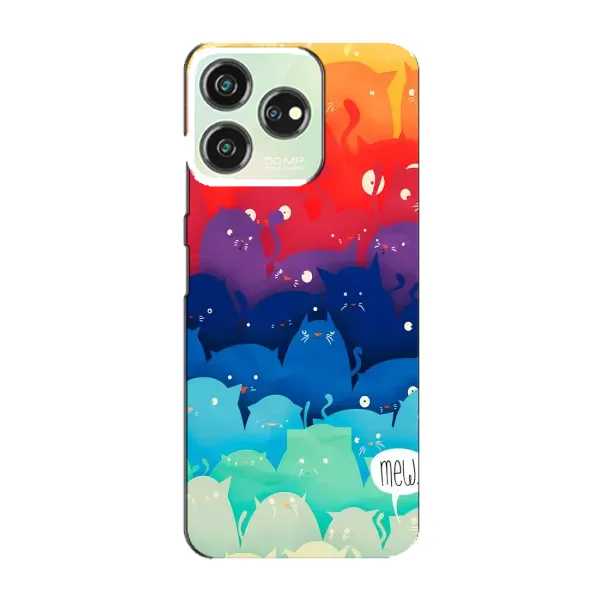 Чехол с принтом «Mew» для ZTE Blade V50 Design Чехол с принтом «Mew» для ZTE Blade V50 Design