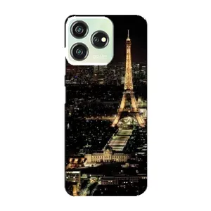 Чехол Эйфелева Башня для ZTE Blade V50 Design - (AlphaPrint) (Ночной Париж)