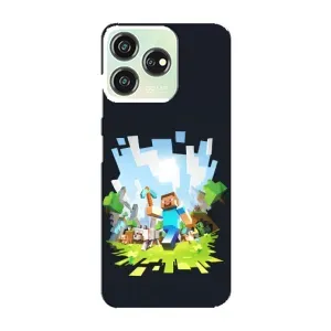 Чехол с принтом «персонажи Minecraft» для ZTE Blade V50 Design