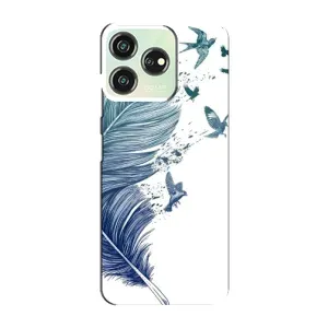 Чехол с принтом «Перышко» для ZTE Blade V50 Design
