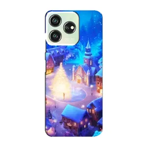 Різдвяні Чохли для ZTE Blade V50 Design (VPrint) (Різдвяне місто)