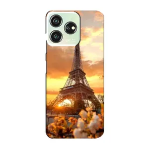 Чехол Эйфелева Башня для ZTE Blade V50 Design - (AlphaPrint) (Солнечная башня)