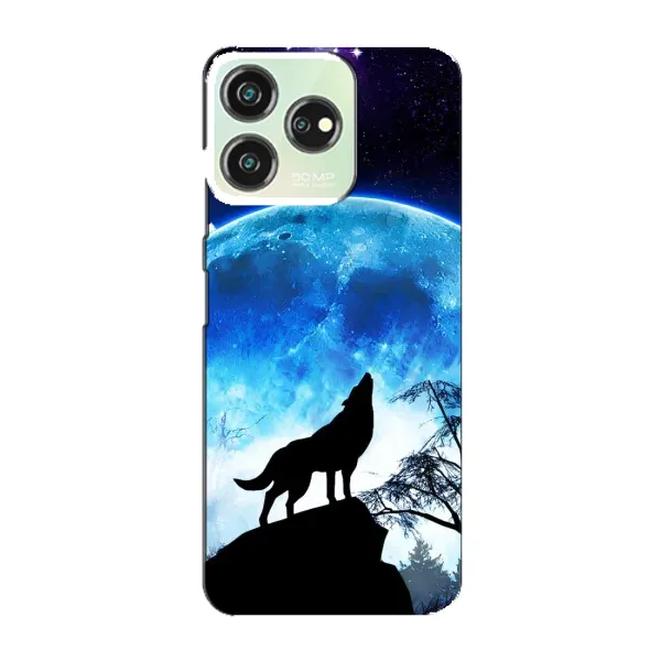 Чехол с принтом «Волк на луну» для ZTE Blade V50 Design Чехол с принтом «Волк на луну» для ZTE Blade V50 Design