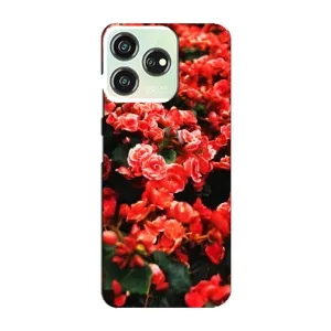 Чохли з квітами для ZTE Blade V50 (VPrint) (Квіти червоні)