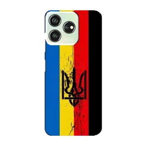 Украинские Чехлы для ZTE Blade V50 с картинкой УПА (AlphaPrint) (Флаг УПА)