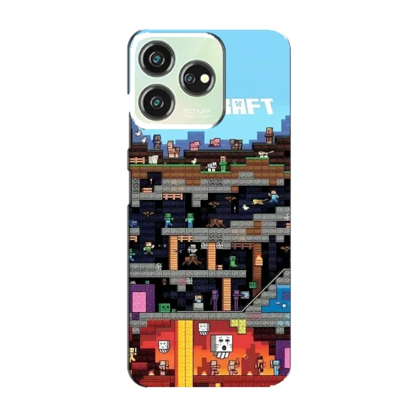Чехол с принтом «фон Minecraft» для ZTE Blade V50 Чехол с принтом «фон Minecraft» для ZTE Blade V50