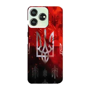 Украинские Чехлы для ZTE Blade V50 с картинкой УПА (AlphaPrint) (ГЕРБ УПА)