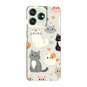 Чохол з малюнком кіт на ZTE Blade V50 (Колаж котів)