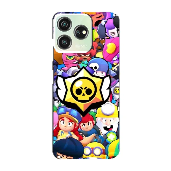 Чохол з принтом «Лого Brawl Stars» для ZTE Blade V50 Чохол з принтом «Лого Brawl Stars» для ZTE Blade V50
