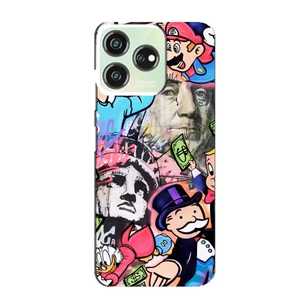Чехол с принтом «Monopoly man» для ZTE Blade V50 Чехол с принтом «Monopoly man» для ZTE Blade V50