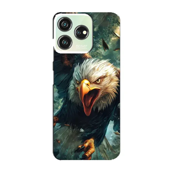 Чехол с принтом «Орел в полете» для ZTE Blade V50
