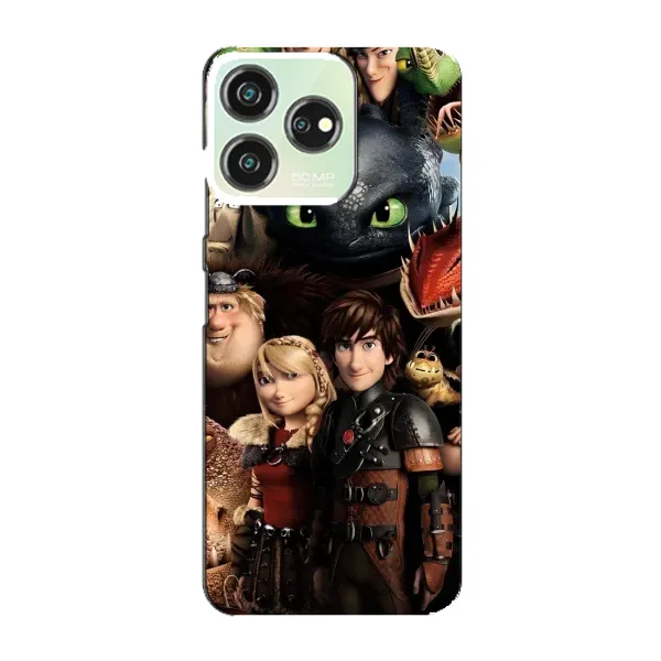 Чехол с принтом «Персонажи дракона» для ZTE Blade V50 Чехол с принтом «Персонажи дракона» для ZTE Blade V50