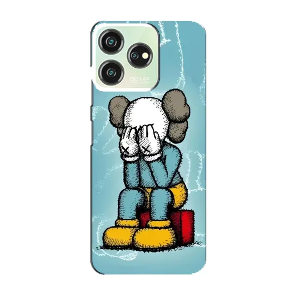 Чехол с принтом «Плач Bearbrick» для ZTE Blade V50 Чехол с принтом «Плач Bearbrick» для ZTE Blade V50