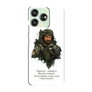 Чехлы для ZTE Blade V50 с принтом Тараса Шевченко (AlphaPrint) (Шевченко воин)