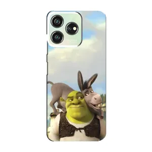 Чохол з мультфільмом Шрек на ZTE Blade V50 (Шрек та Осел)