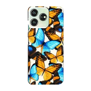Чехол с принтом «Яркие бабочки» для ZTE Blade V50