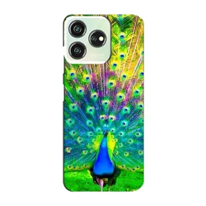 Чехол с принтом «Яркий Павлин» для ZTE Blade V50